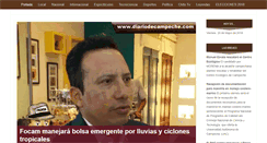 Desktop Screenshot of diariodecampeche.com